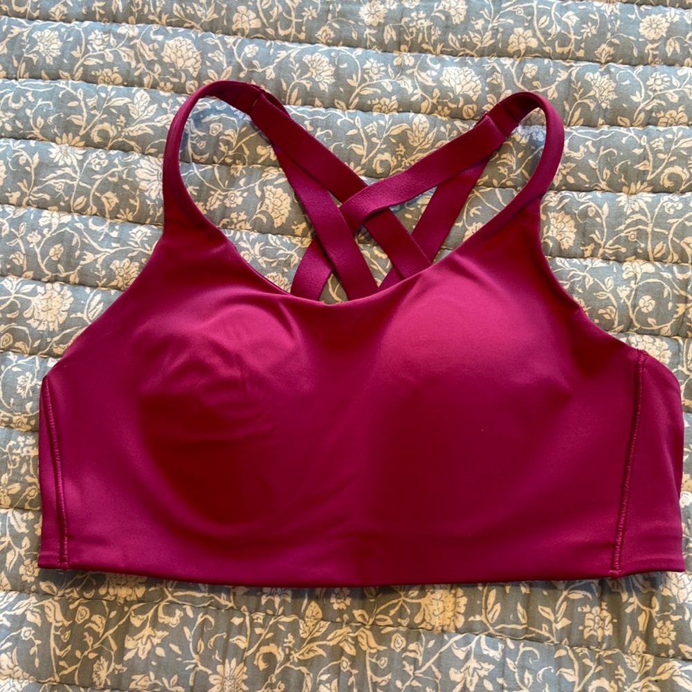 Lulu Lemon pink supportive sports bra!